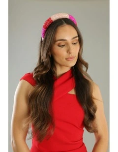 Ada Headband in Hot Pink