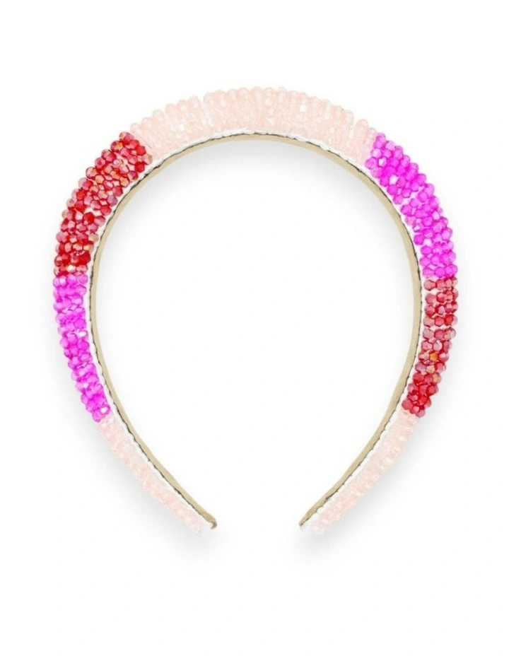 Ada Headband in Hot Pink image 3