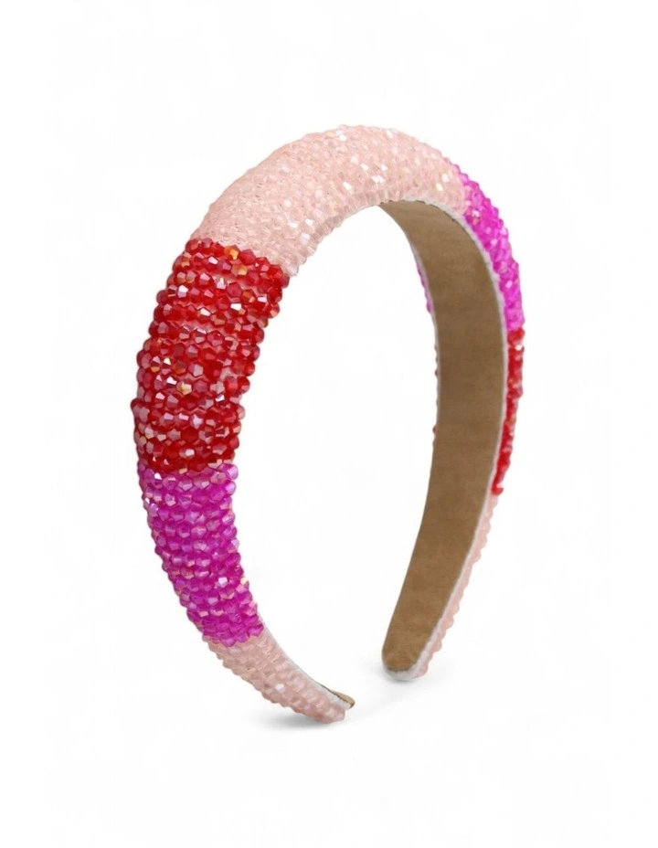 Ada Headband in Hot Pink image 3