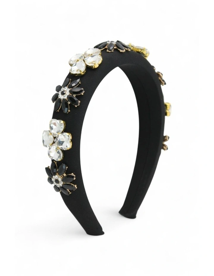 Gianna Headband in Black image 3
