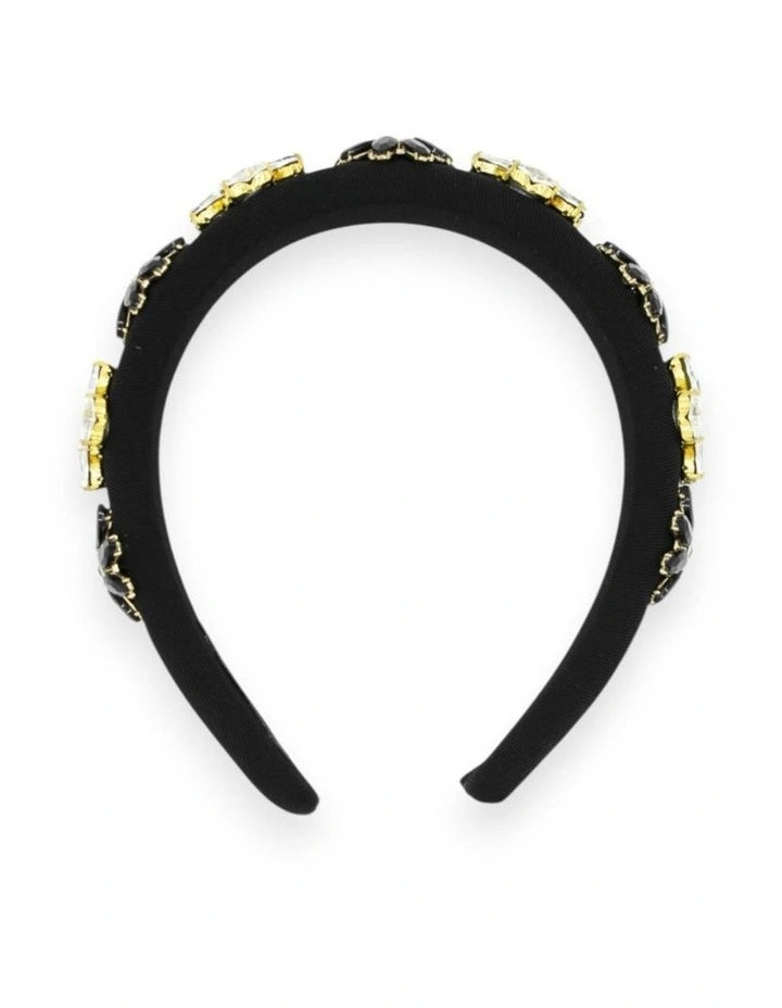 Gianna Headband in Black image 4