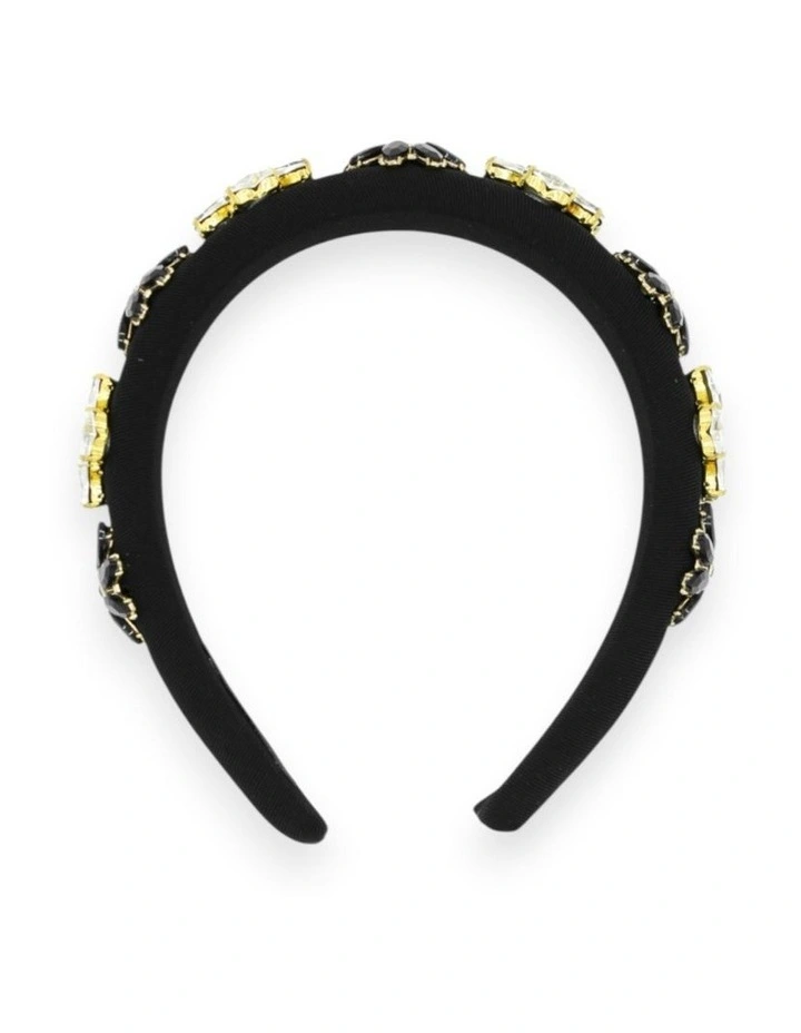 Gianna Headband in Black image 4