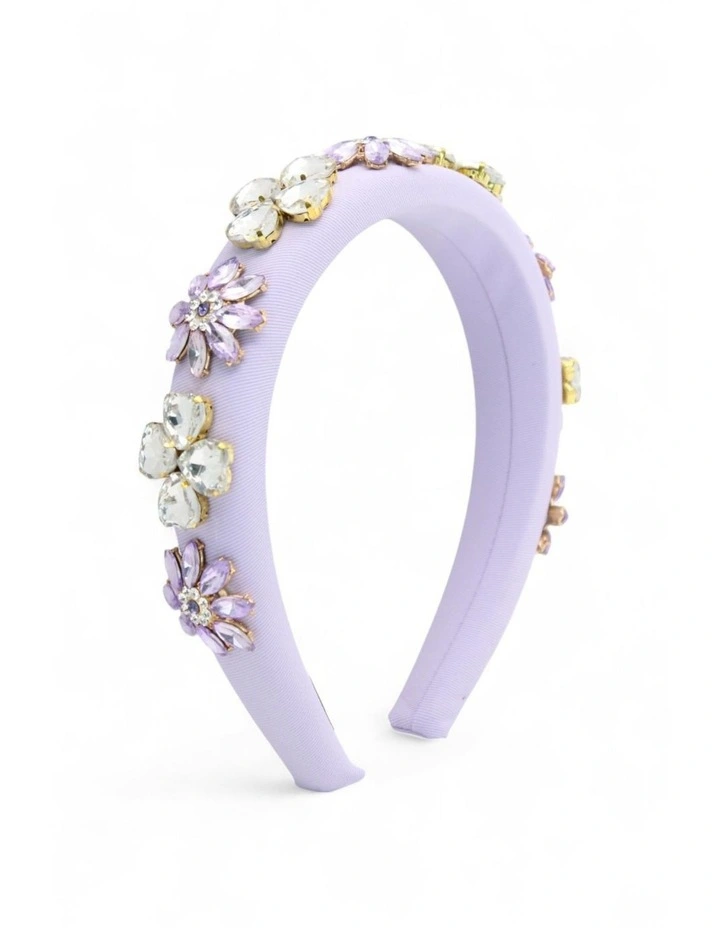 Gianna Headband in Lilac Purple image 1