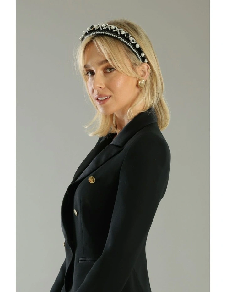 Fatima Headband in Black image 1