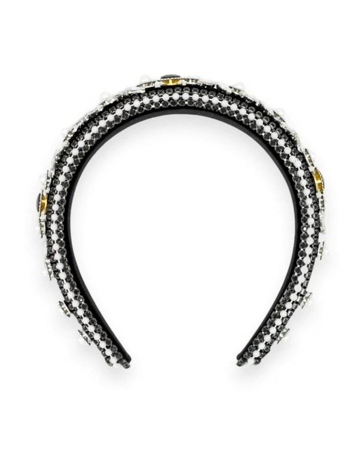 Fatima Headband in Black image 5