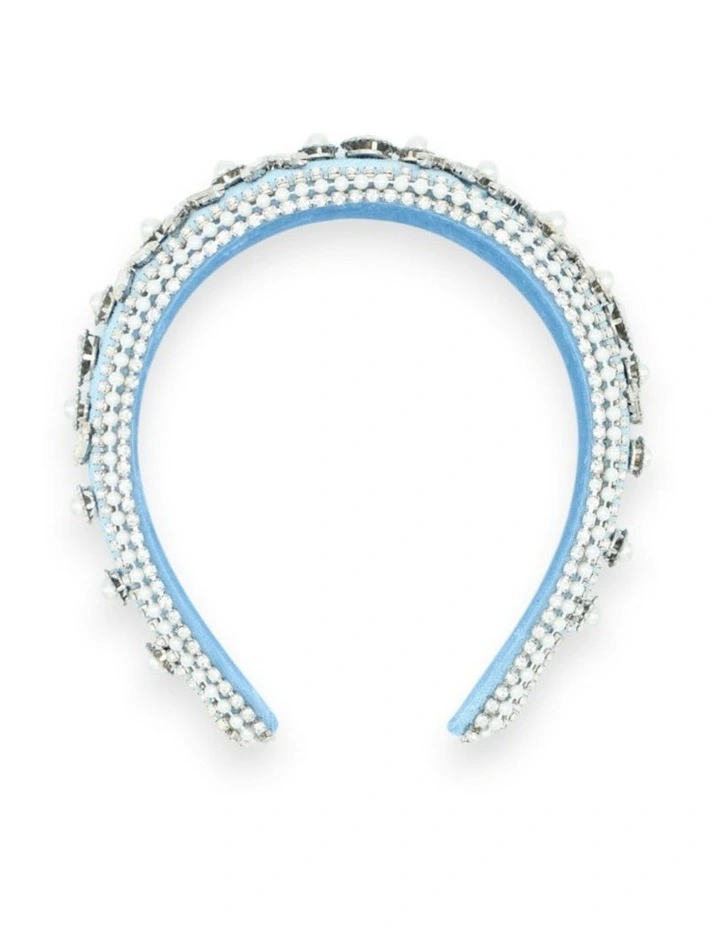 Fatima Headband in Blue image 5