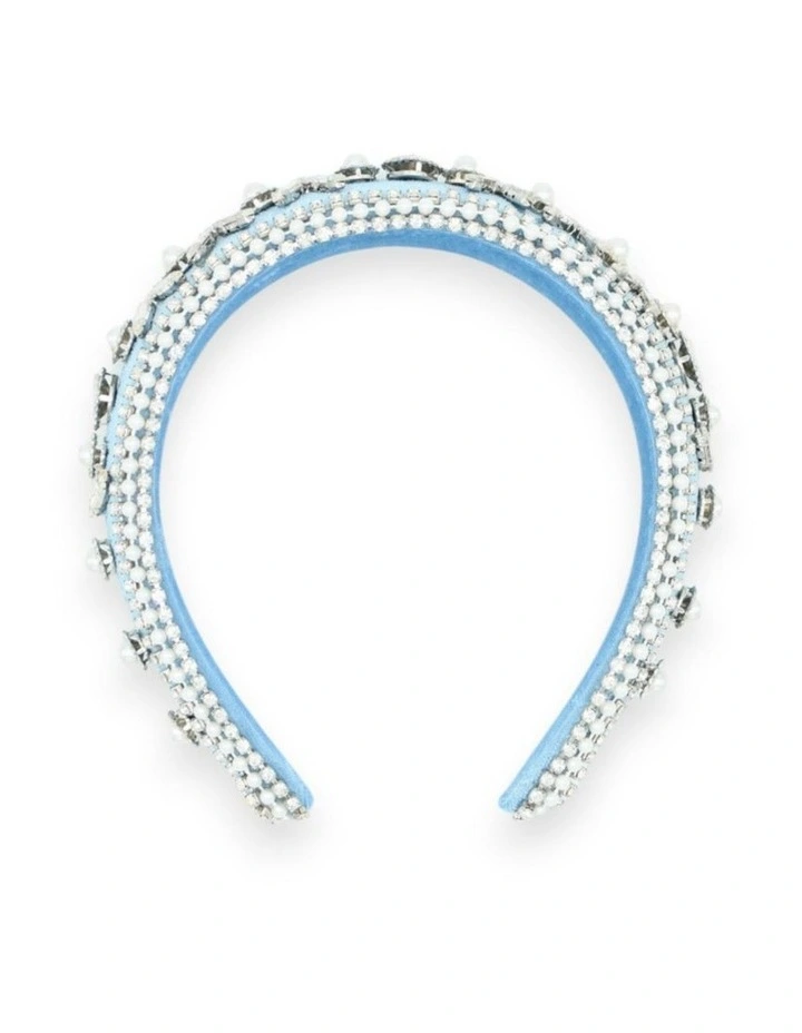 Fatima Headband in Blue image 6