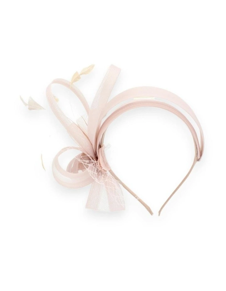 Kora Fascinator in Blush Pink image 5