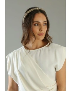 Jammie Headband in Gold