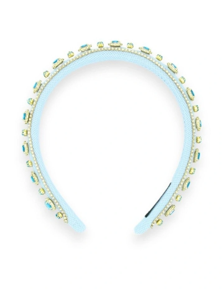 Laurel Headband in Blue image 4
