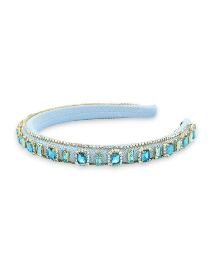 Laurel Headband in Blue image 5