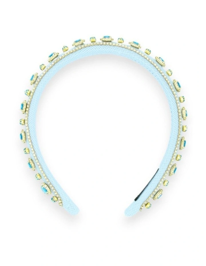 Laurel Headband in Blue image 5