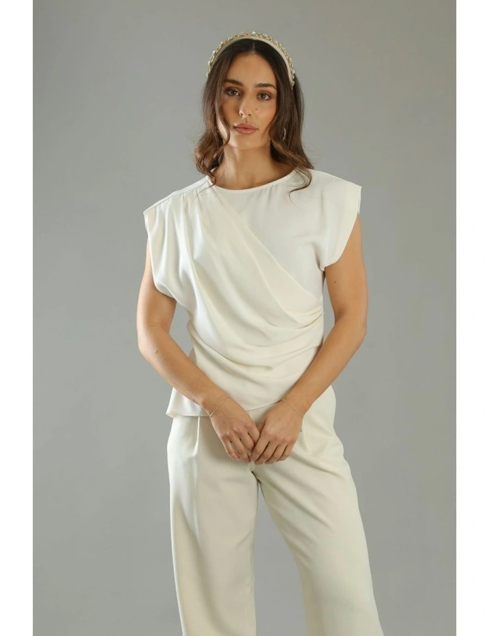 Laurel Headband in White image 2