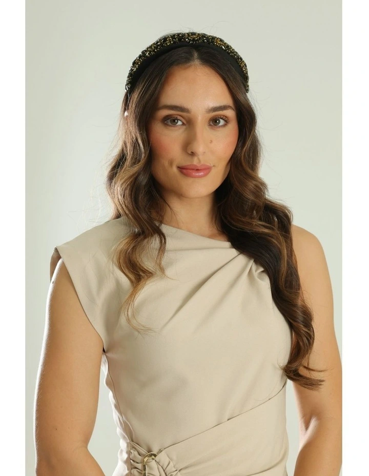 Elodie Headband in Black image 1
