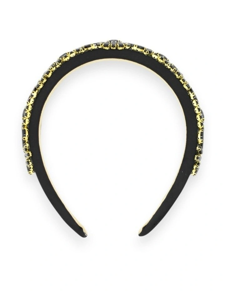 Elodie Headband in Black image 4