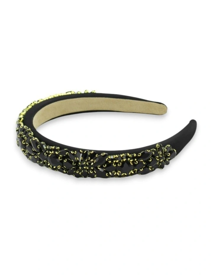 Elodie Headband in Black image 5
