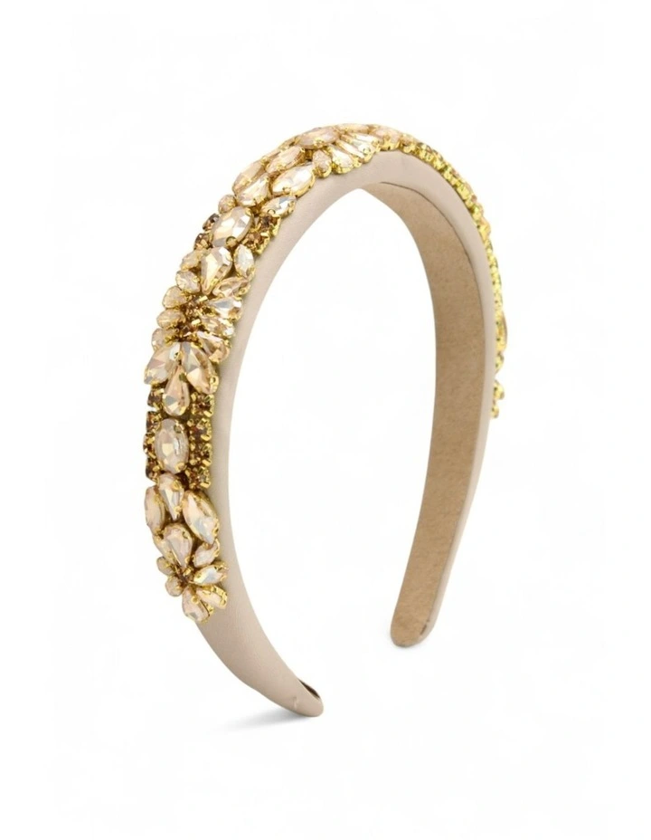 Elodie Headband in Gold image 2