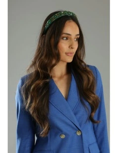 Elodie Headband in Green