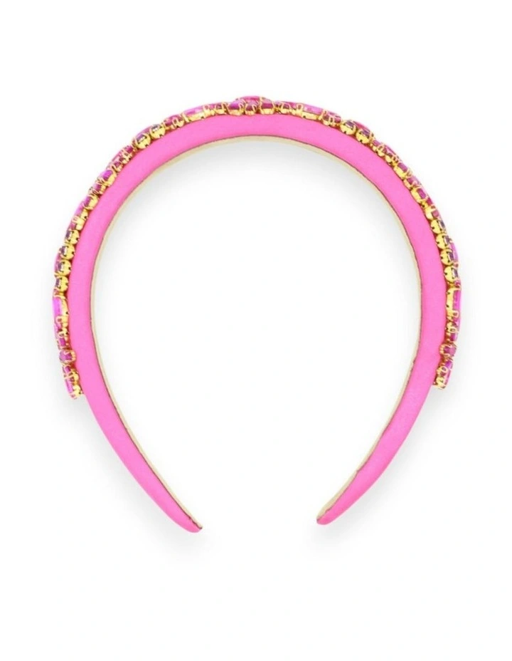 Elodie Headband in Pink image 3