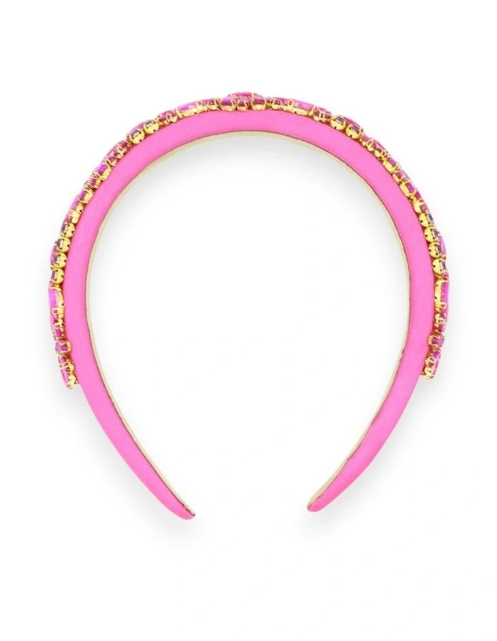 Elodie Headband in Pink image 4