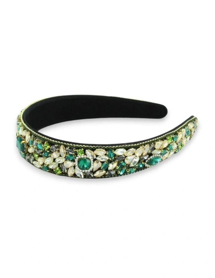 Sierah Headband in Green image 3