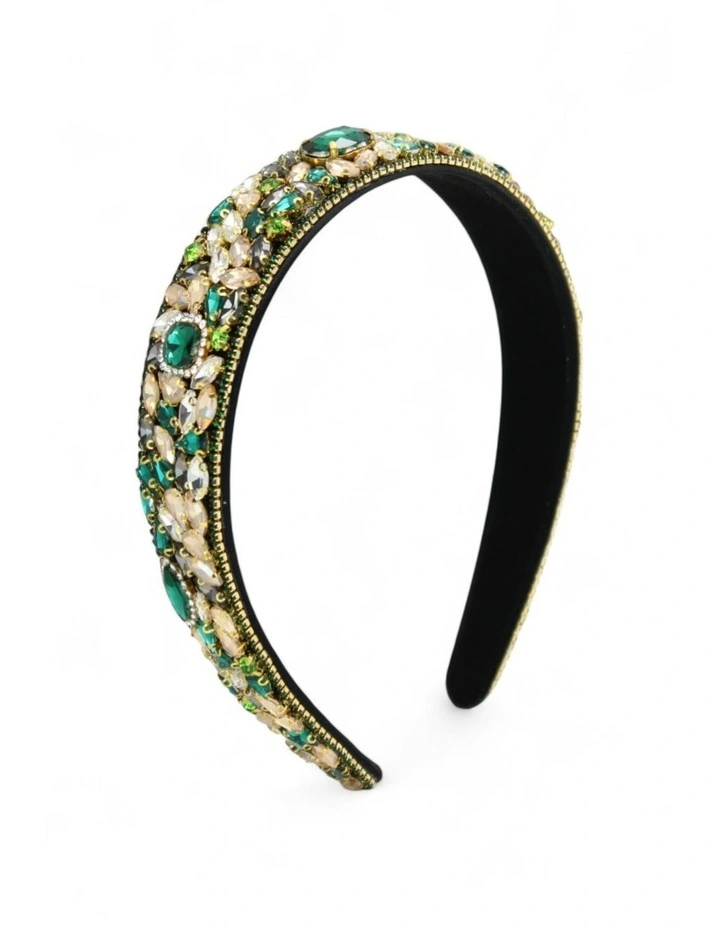 Sierah Headband in Green image 4