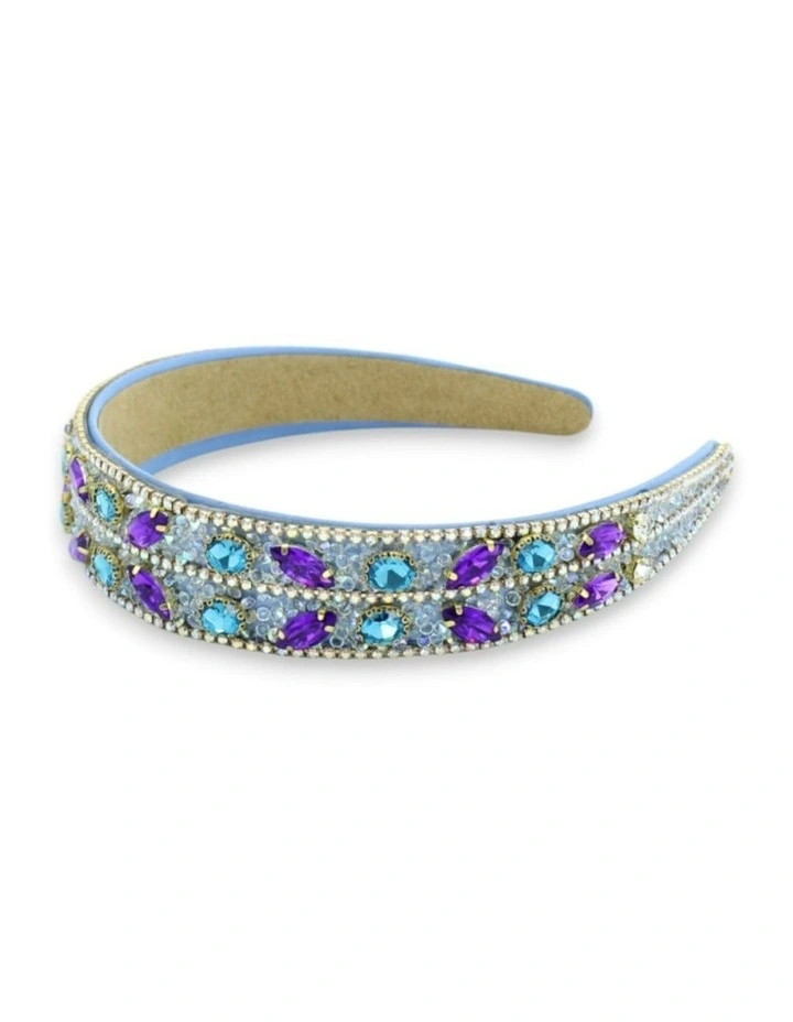Lucie Headband in Blue image 3