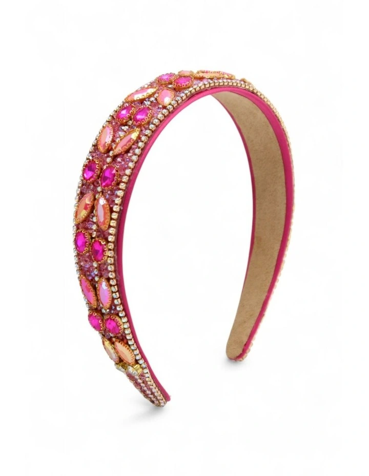 Lucie Headband in Pink image 1