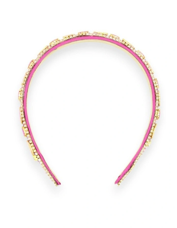 Lucie Headband in Pink image 2