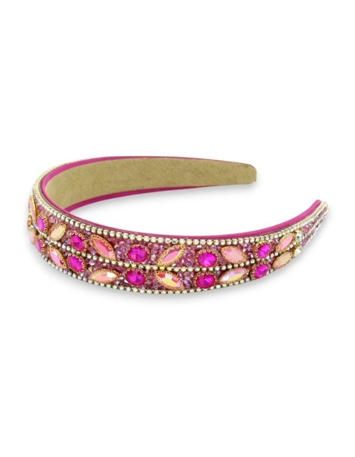 Lucie Headband in Pink image 3
