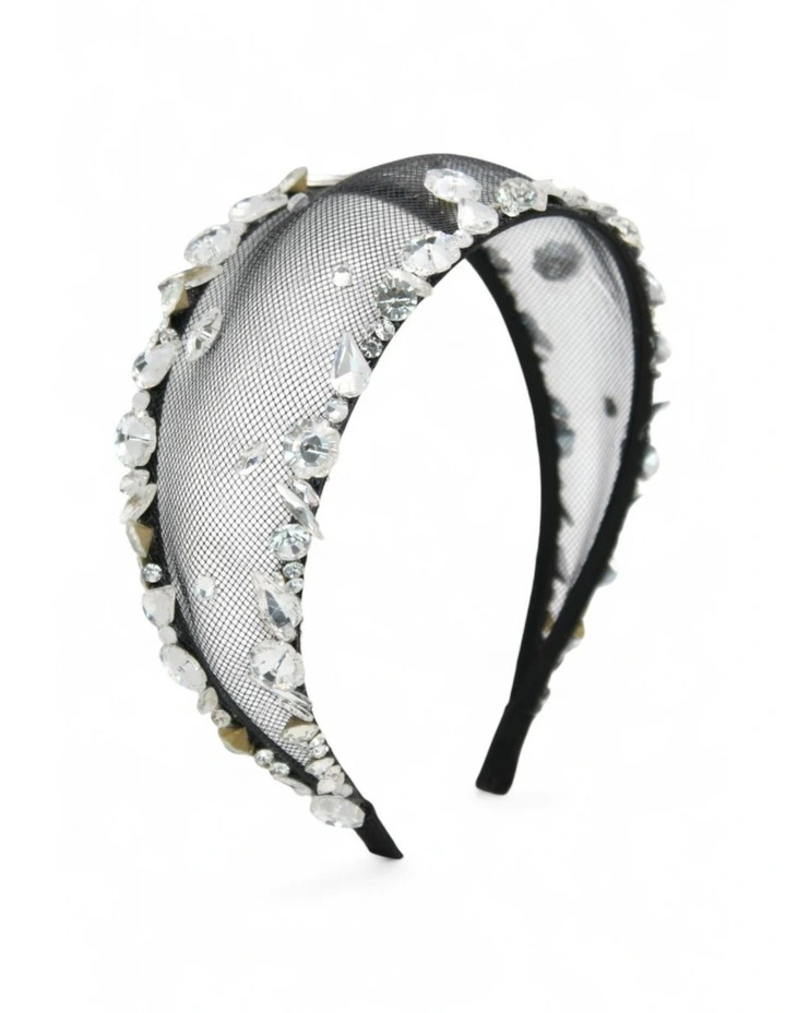 Raven Headband in Black image 3