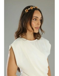 Rosetta Headband in Gold