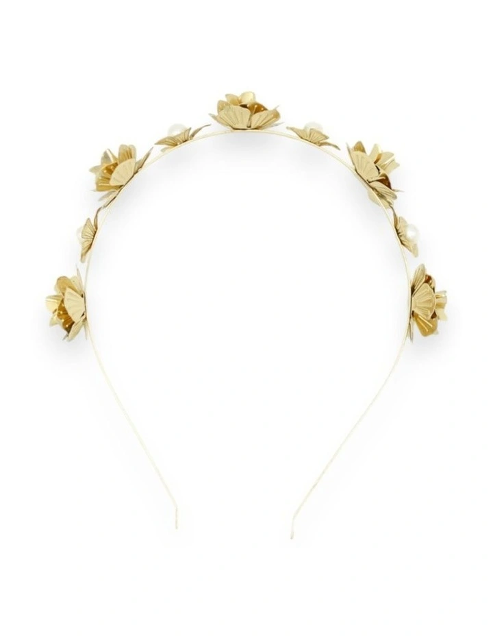 Rosetta Headband in Gold image 4