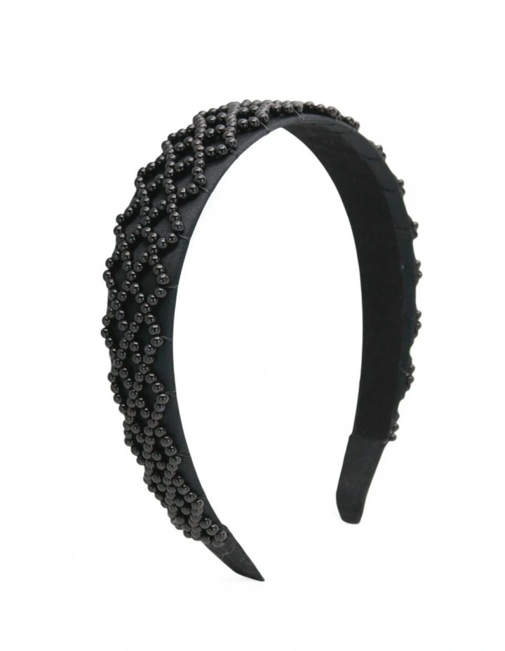 Angela Headband in Black image 3