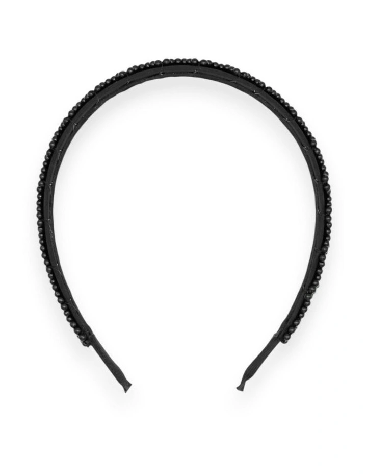 Angela Headband in Black image 5