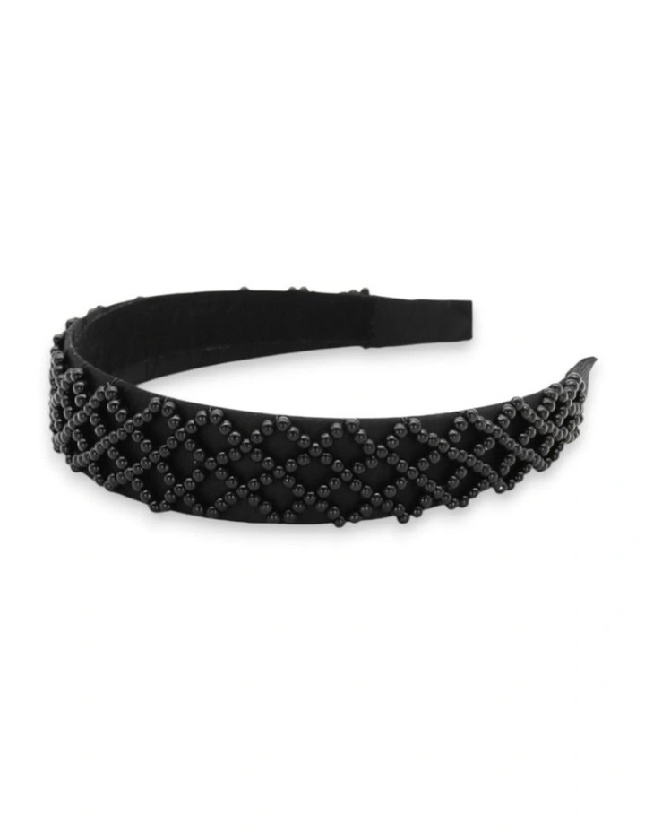 Angela Headband in Black image 6
