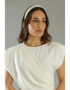 Angela Headband in White