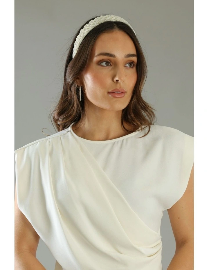 Angela Headband in White image 1