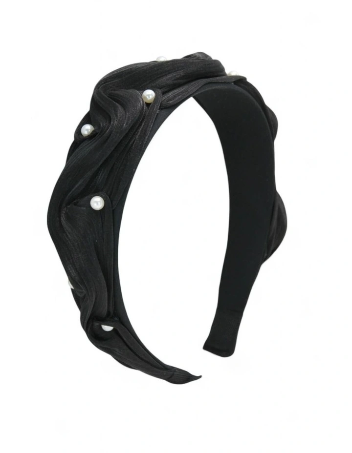 Bianca Headband in Black image 3