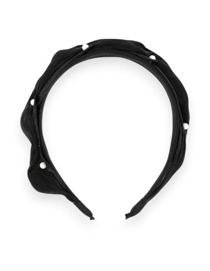 Bianca Headband in Black image 5