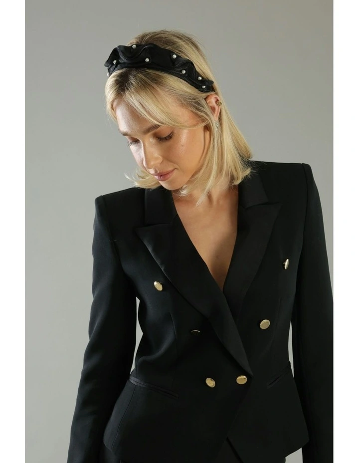 Bianca Headband in Black image 6