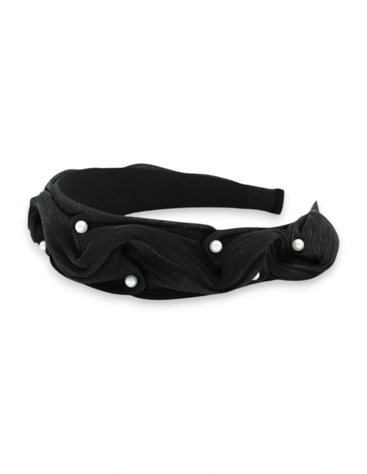 Bianca Headband in Black image 7