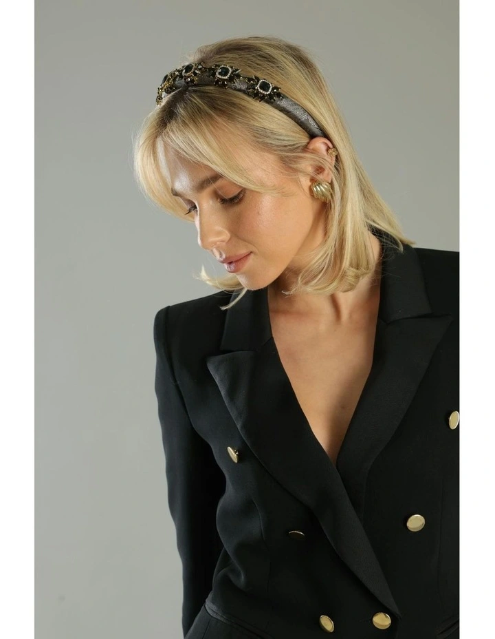 Soleil Headband in Black image 2