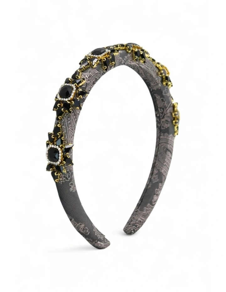 Soleil Headband in Black image 3