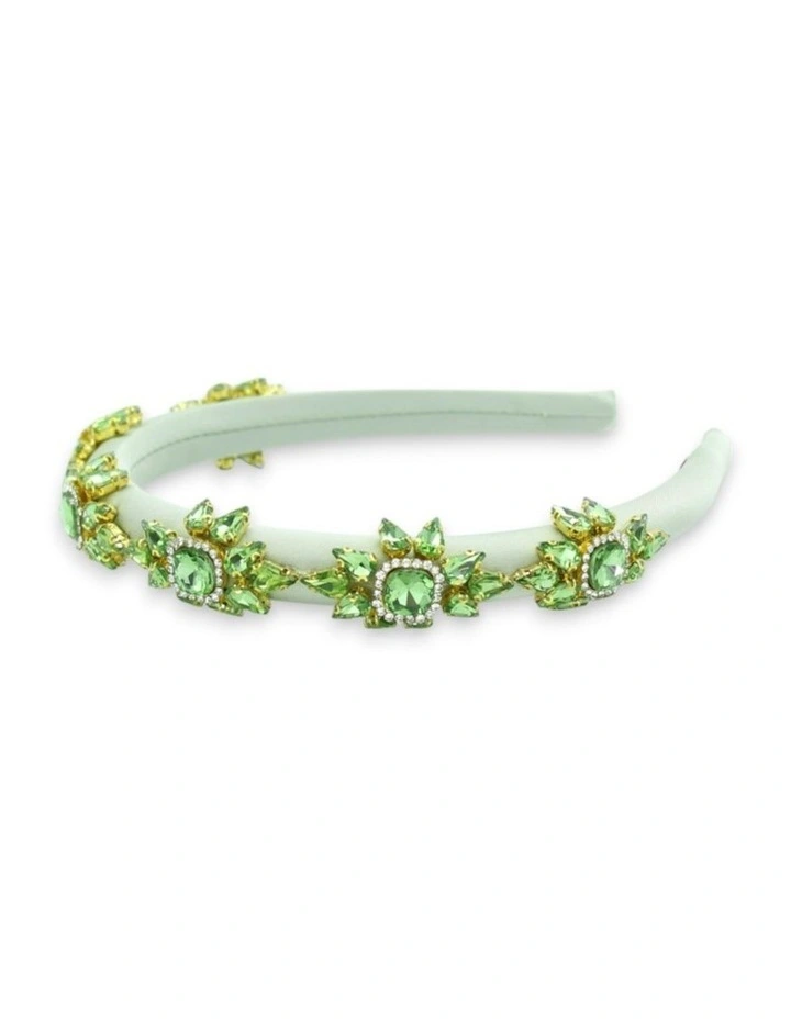 Soleil Headband in Green image 5