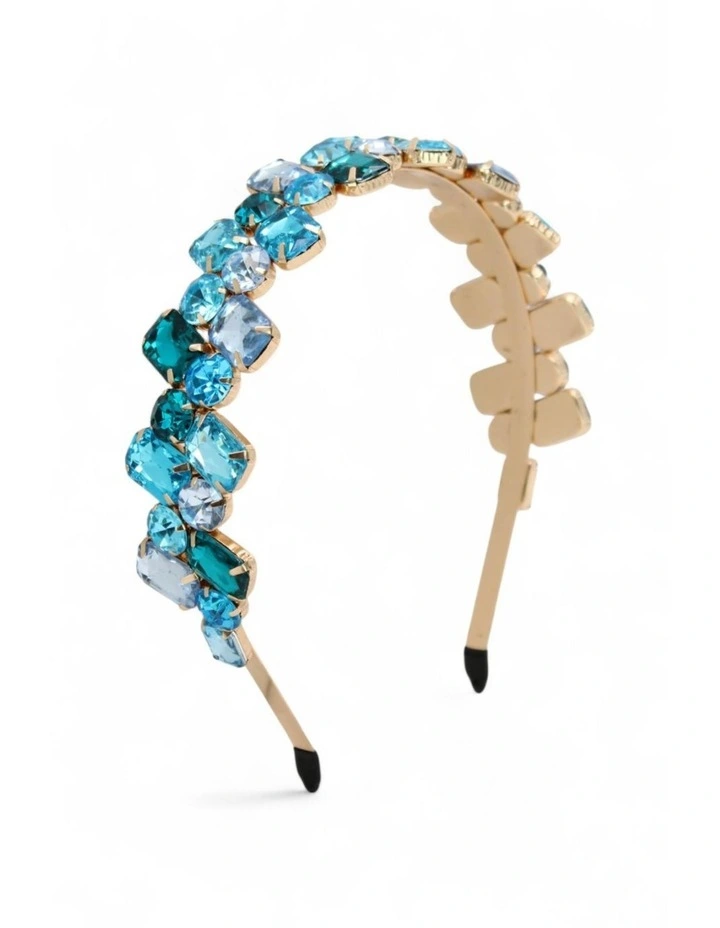 Marigold Headband in Blue image 1