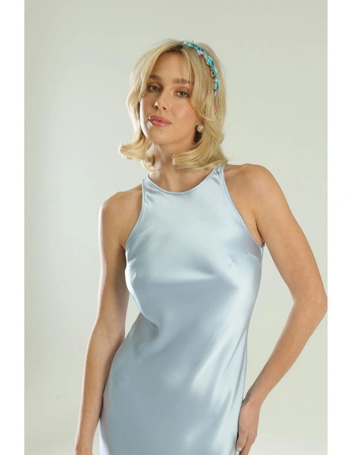 Marigold Headband in Blue image 4