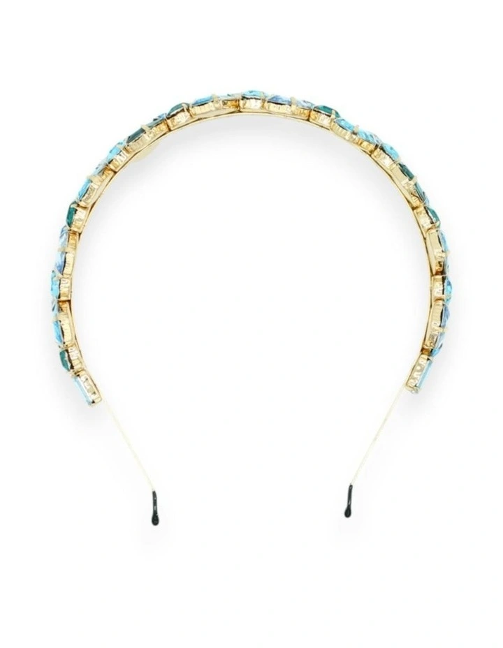 Marigold Headband in Blue image 5