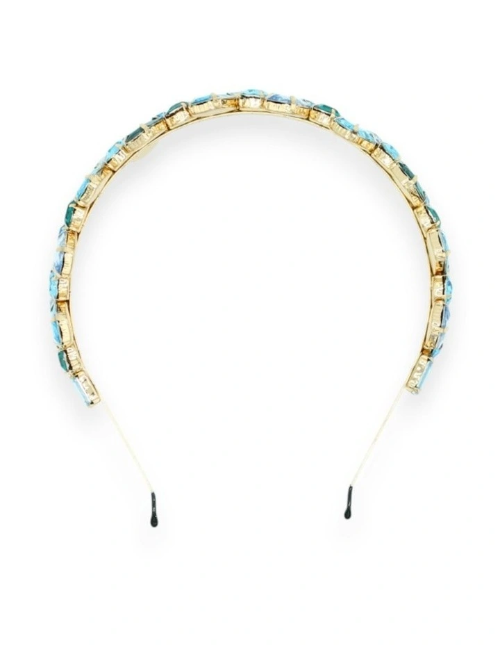 Marigold Headband in Blue image 5