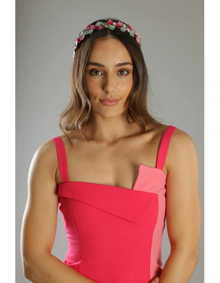 Marigold Headband in Pink image 3